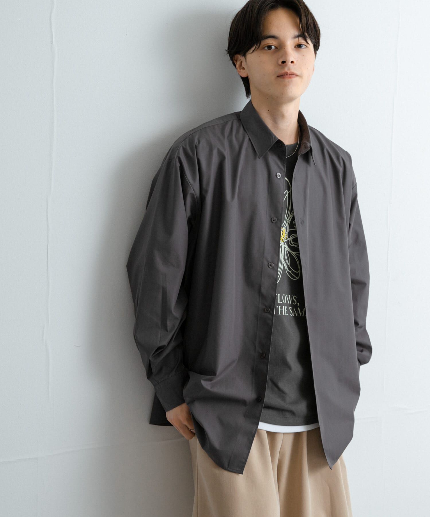 SENSE OF PLACE by URBAN RESEARCH「『ユニセックス』ブロードレギュラーカラールーズシャツ」|シャツ・ブラウス|