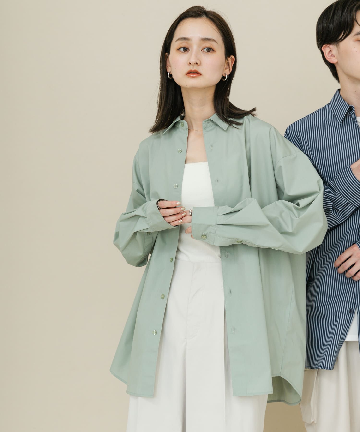 SENSE OF PLACE by URBAN RESEARCH「『ユニセックス』ブロードレギュラーカラールーズシャツ」|シャツ・ブラウス|