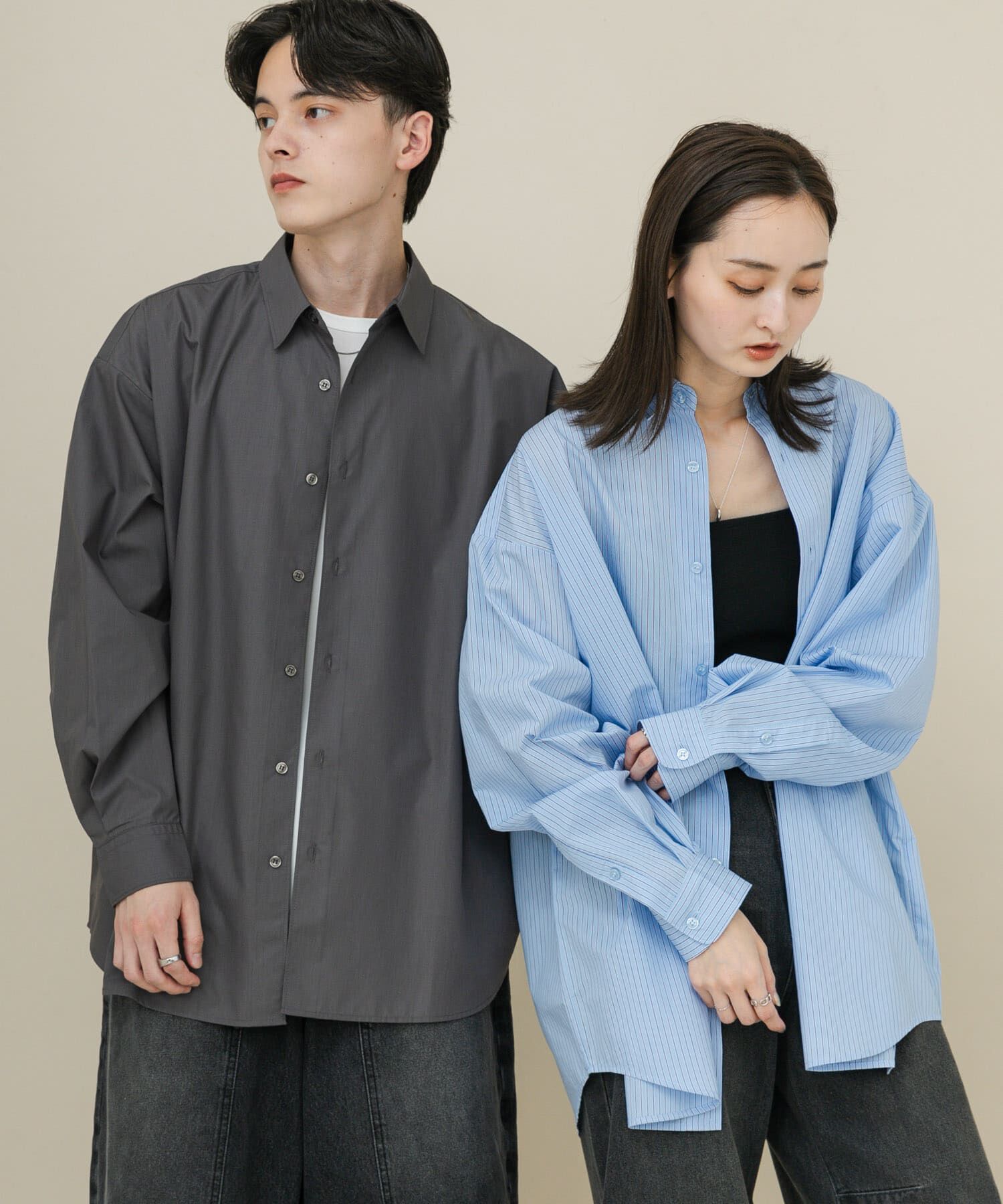 SENSE OF PLACE by URBAN RESEARCH「『ユニセックス』ブロードレギュラーカラールーズシャツ」|シャツ・ブラウス|