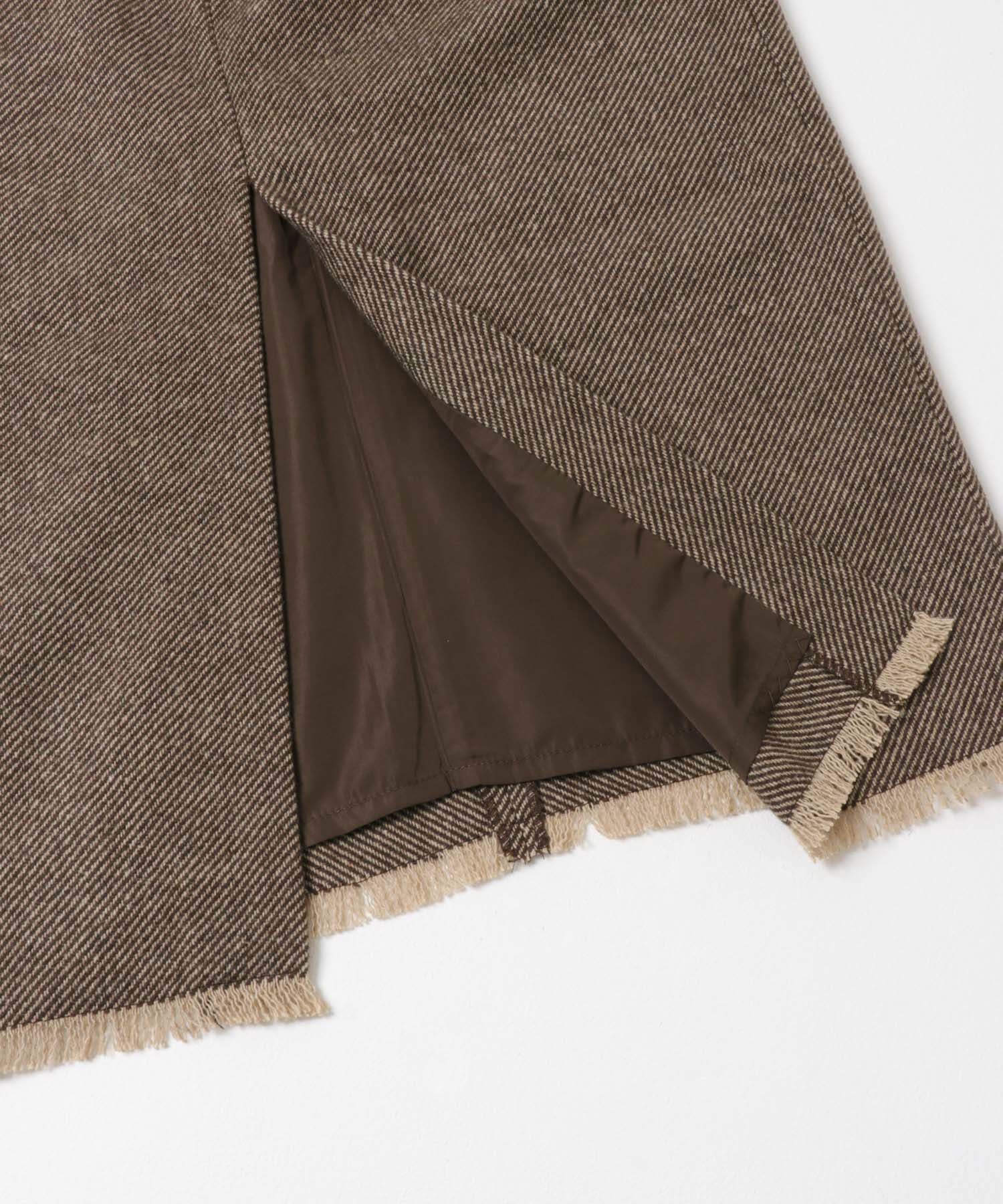 SENSE OF PLACE by URBAN RESEARCH「ツイードフリンジジップスカート」|スカート|