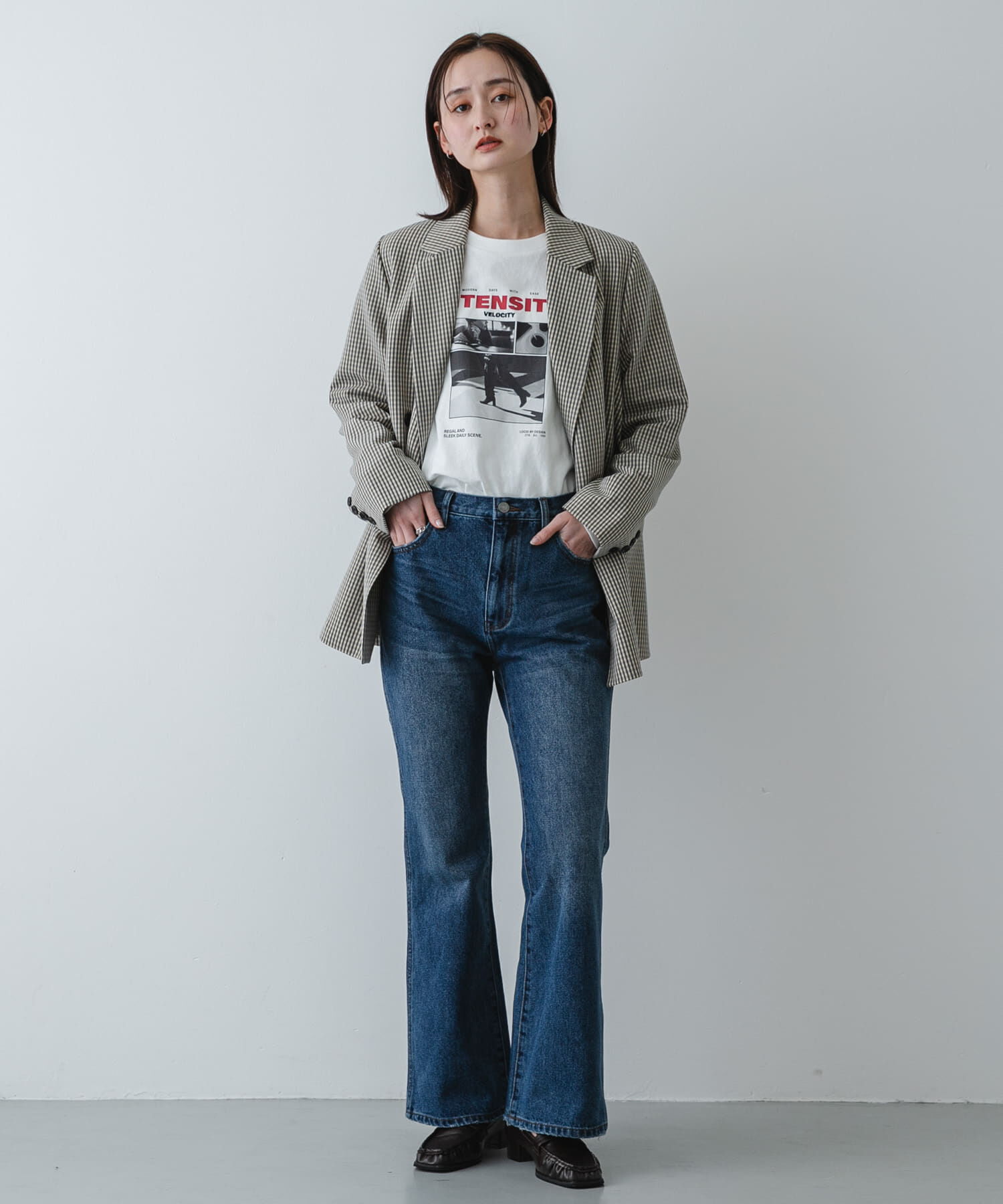 SENSE OF PLACE by URBAN RESEARCH「セミフレアデニム」|デニム|