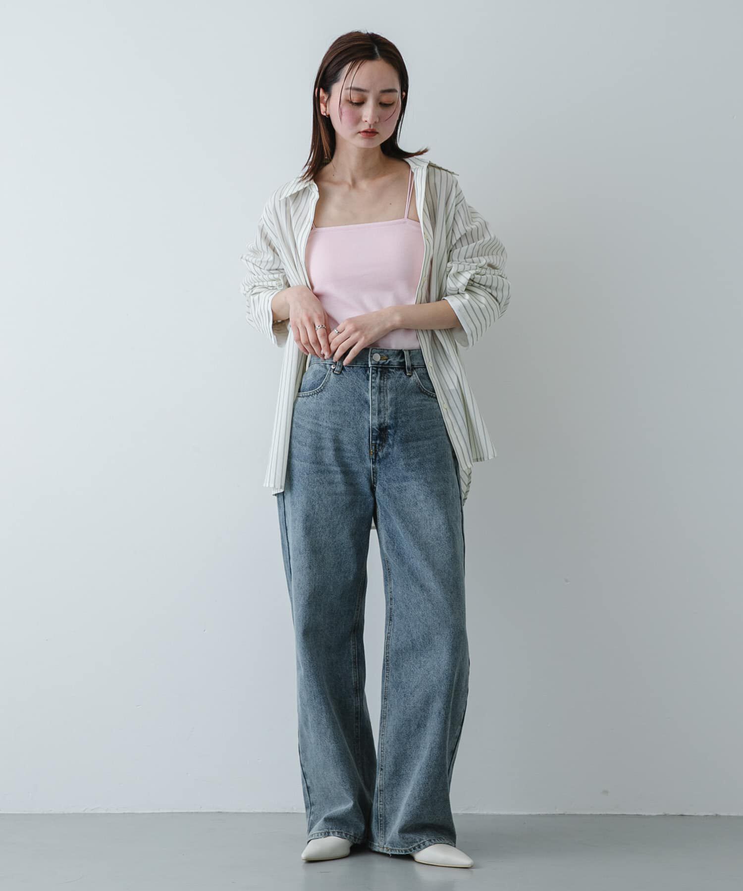 SENSE OF PLACE by URBAN RESEARCH「ダブルストラップカップツキキャミソール」|キャミソール|