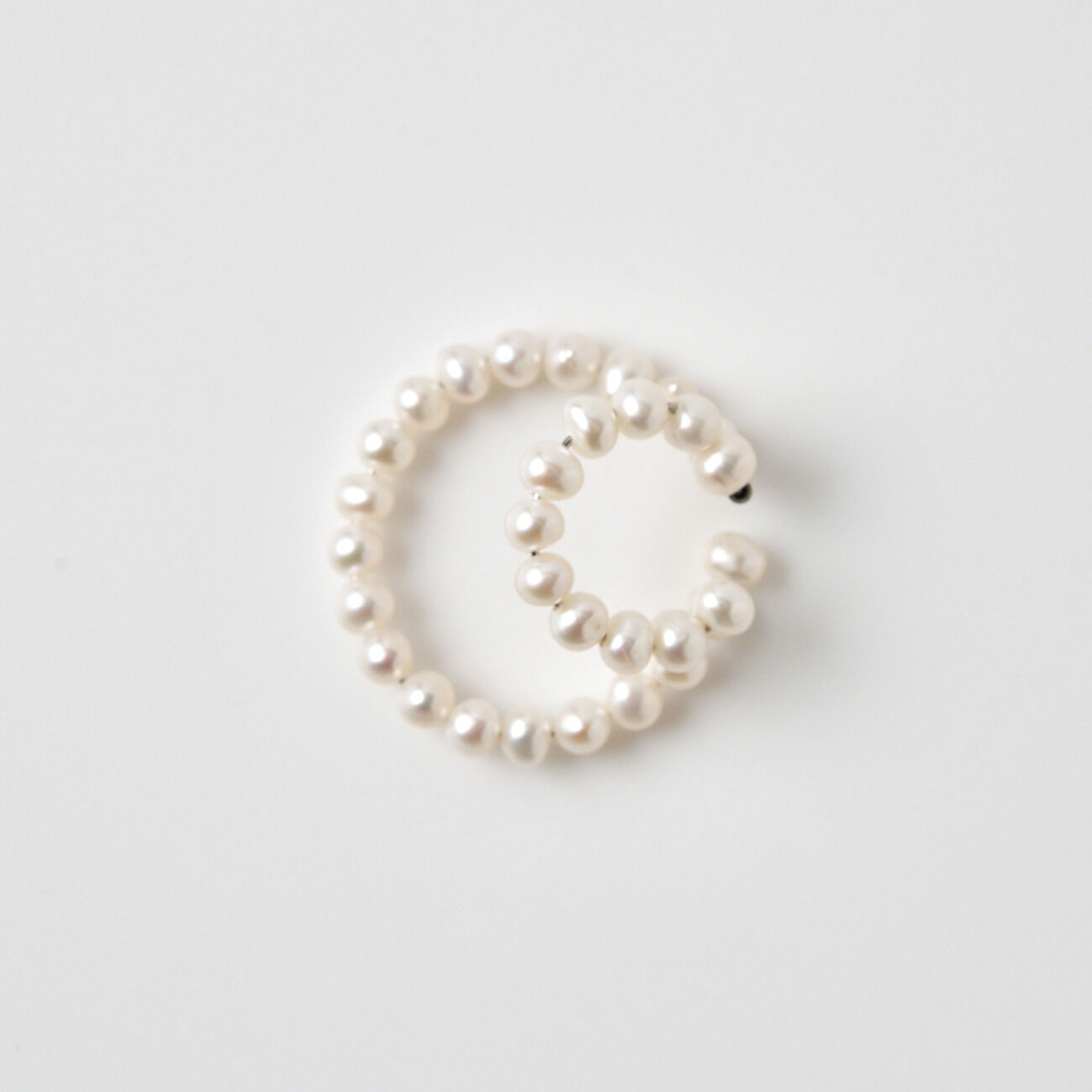  「Saskia Diez FW PEARL EARCUFF DOUBLE」|ピアス|