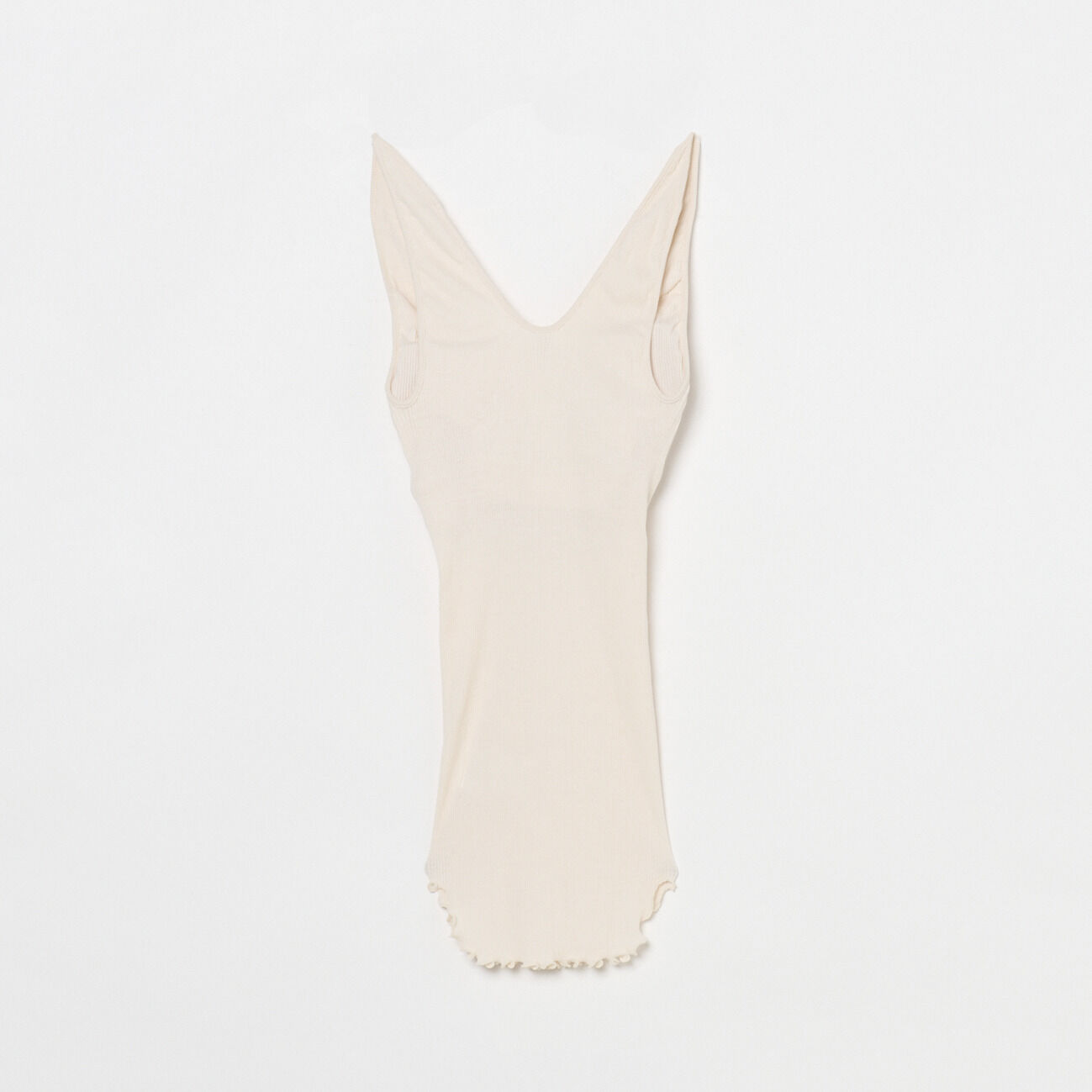  「HAKUJI Twist cotton V-neck tanktop」|Tシャツ・カットソー|