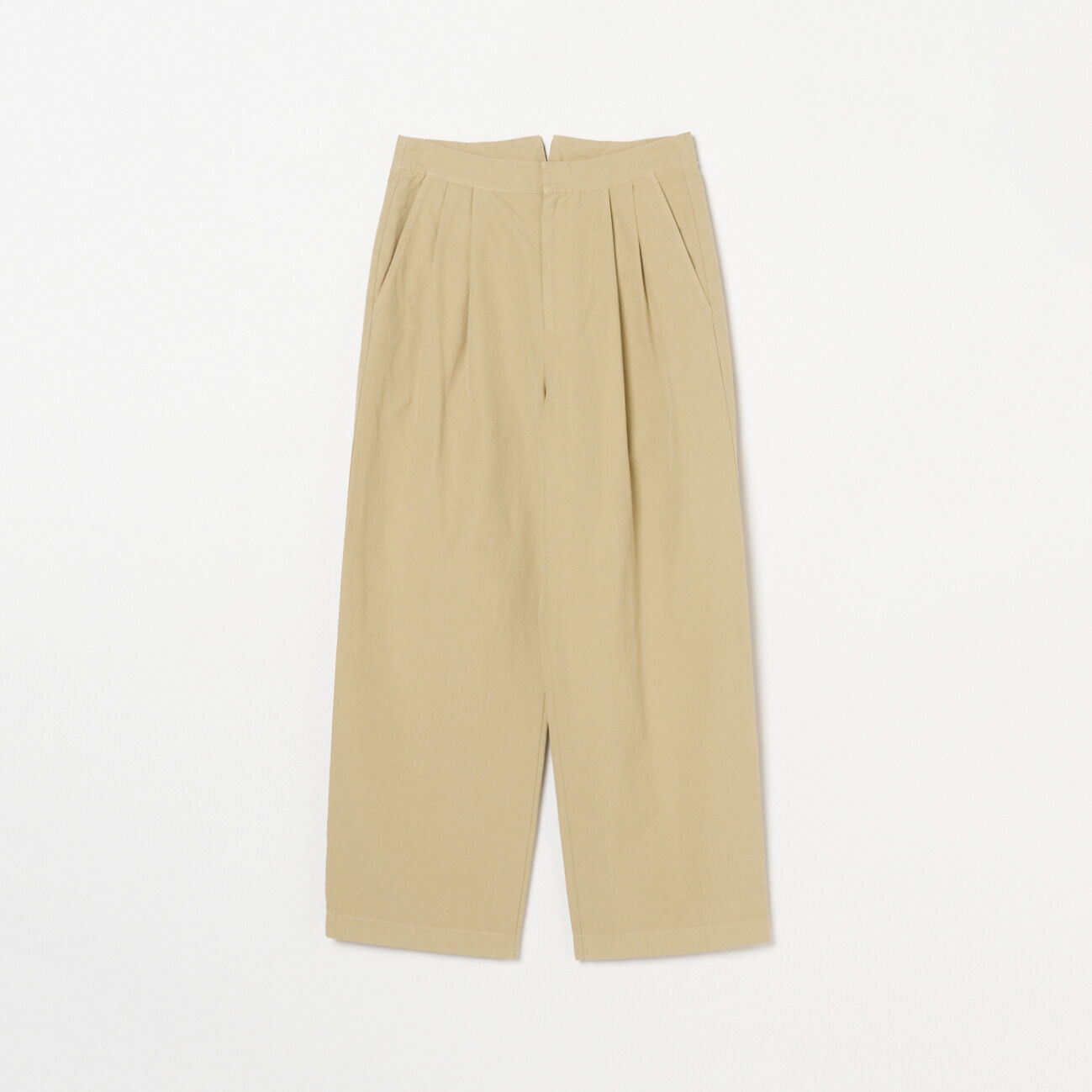 HELIOPOLE「HELIOPOLE CINCH BACK PANTS」|チノ|ベージュ
