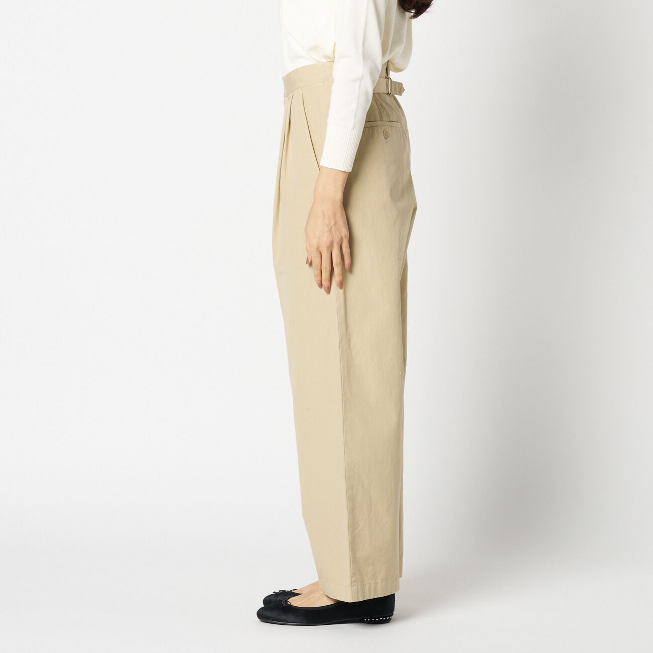 HELIOPOLE「HELIOPOLE CINCH BACK PANTS」|チノ|