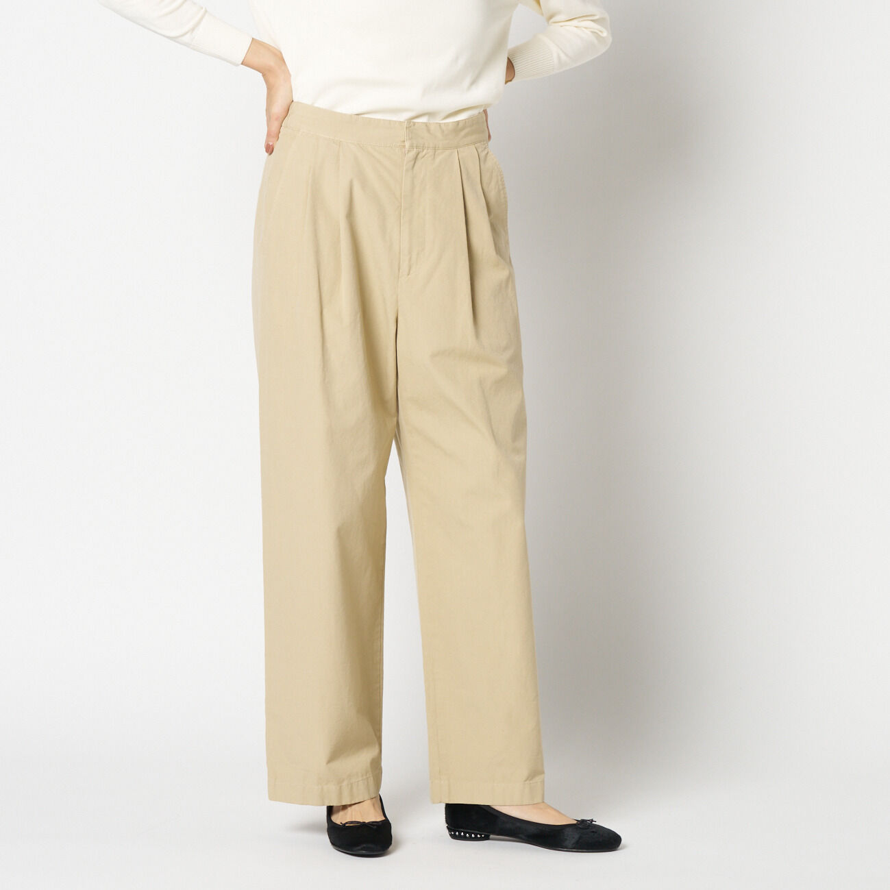 HELIOPOLE「HELIOPOLE CINCH BACK PANTS」|チノ|