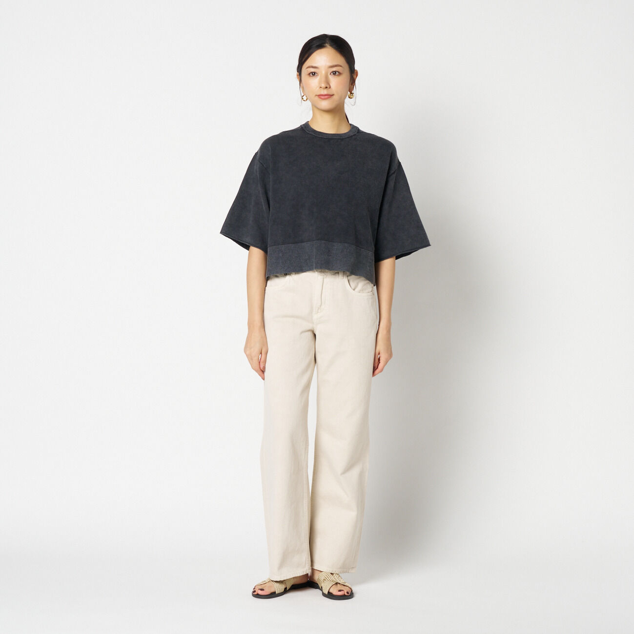 HELIOPOLE「HELIOPOLE FADE RIB KNIT PULLOVER」|ニット・セーター|