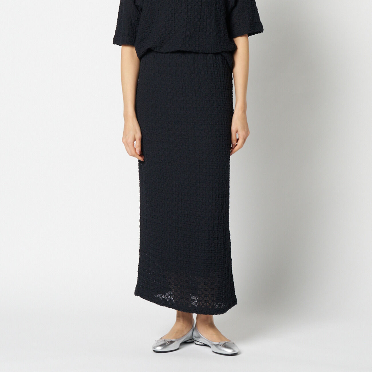 HELIOPOLE「HELIOPOLE STRETCH LACE TIGHT SKIRT」|スカート|