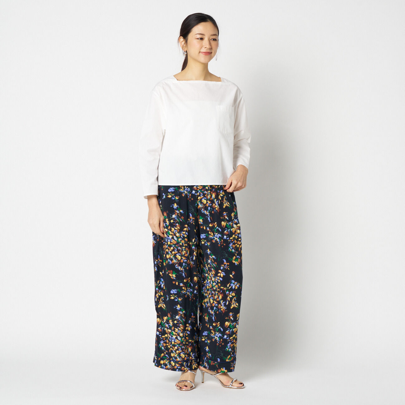 HELIOPOLE「HELIOPOLE IPEKER PRINT PAJAMA PANTS」|チノ|