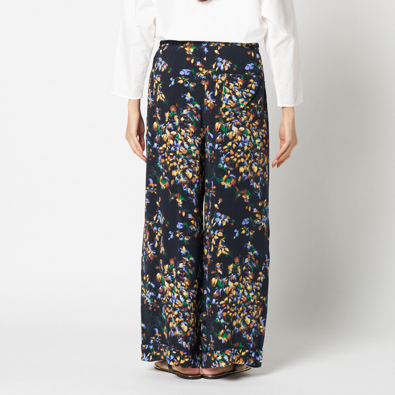 HELIOPOLE「HELIOPOLE IPEKER PRINT PAJAMA PANTS」|チノ|