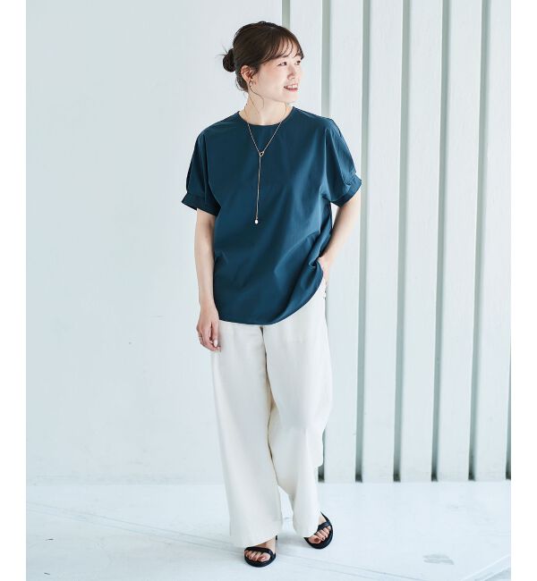 le.coeur blanc「ライトオンスデニムワイドパンツ」|デニム|