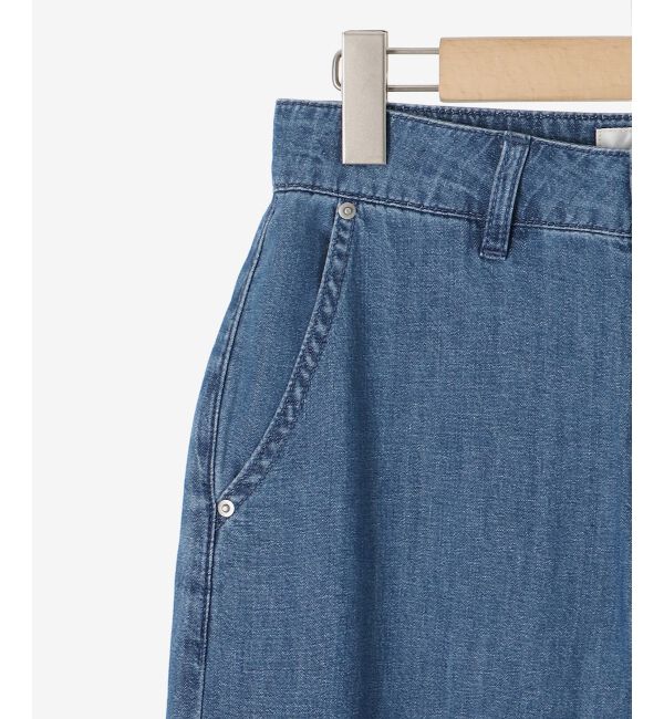 le.coeur blanc「ライトオンスデニムワイドパンツ」|デニム|