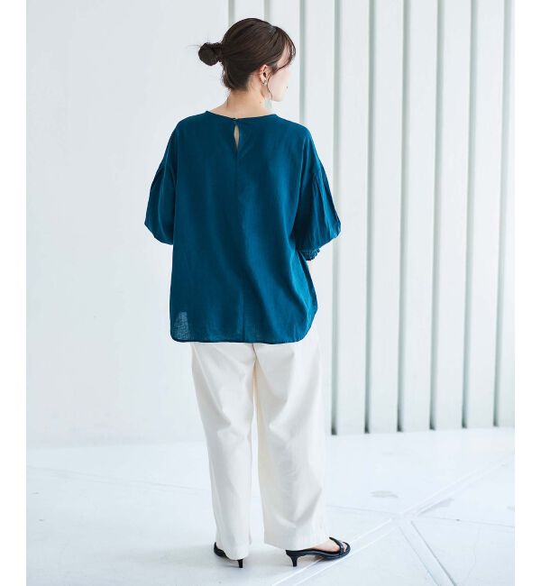 le.coeur blanc「ライトオンスデニムワイドパンツ」|デニム|