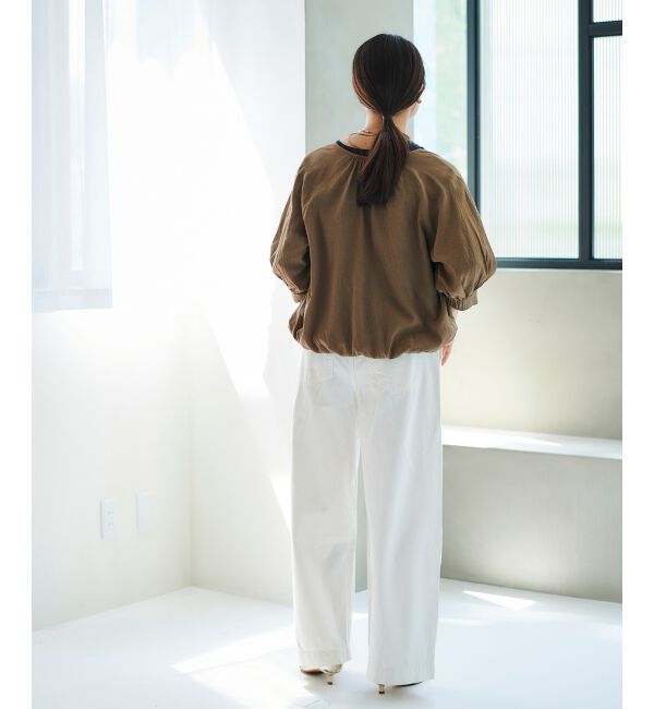 le.coeur blanc「ライトオンスデニムワイドパンツ」|デニム|