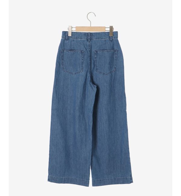 le.coeur blanc「ライトオンスデニムワイドパンツ」|デニム|