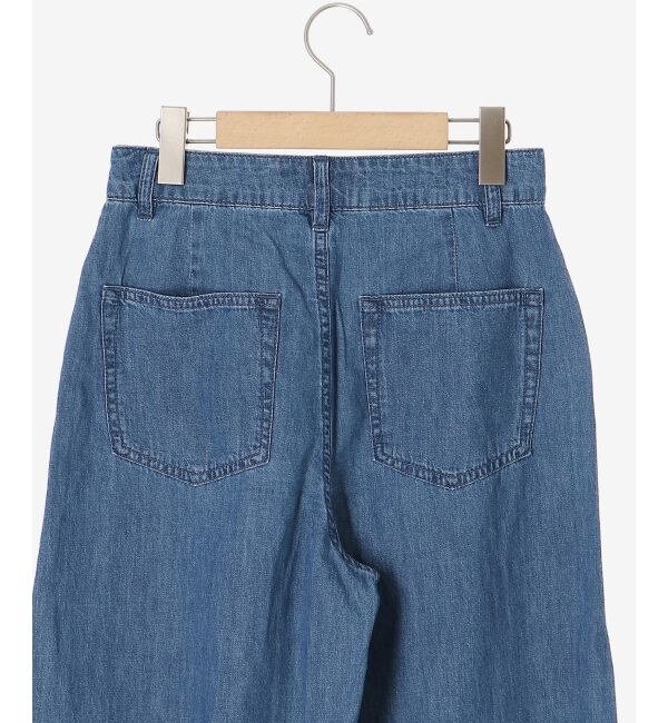 le.coeur blanc「ライトオンスデニムワイドパンツ」|デニム|