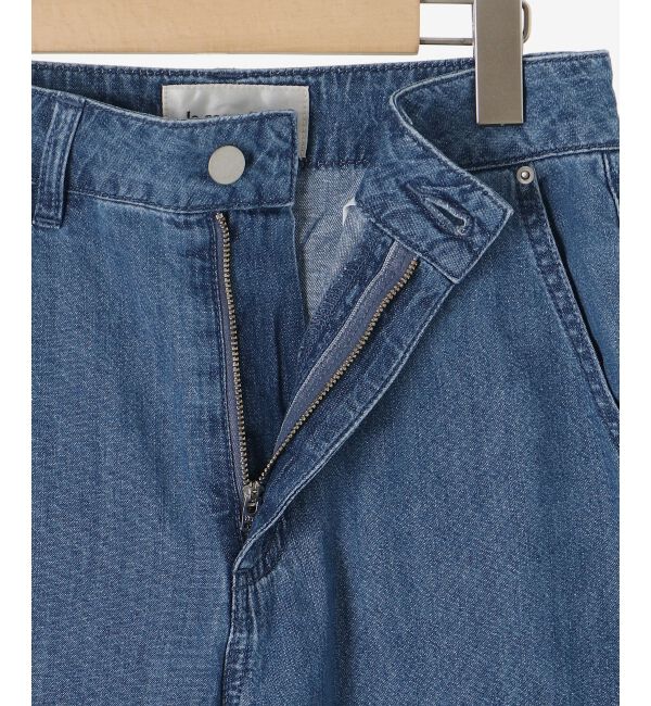 le.coeur blanc「ライトオンスデニムワイドパンツ」|デニム|