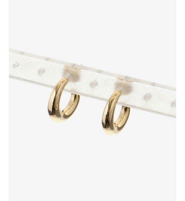 le.coeur blanc「ミニフープピアス」|ピアス|