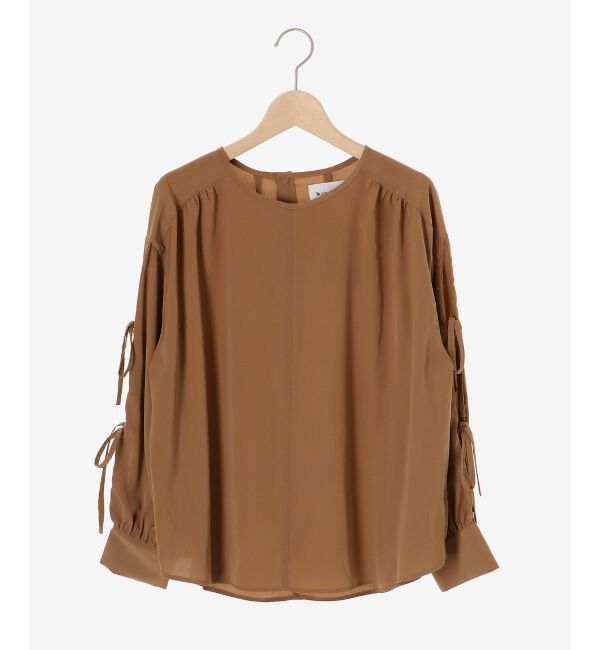 le.coeur blanc「ボリュームスリーブリボンブラウス」|シャツ・ブラウス|