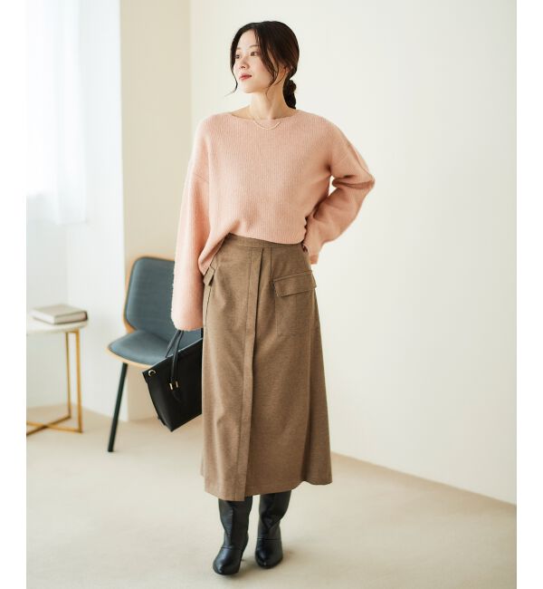 le.coeur blanc「ラメ畦ニットプルオーバー」|ニット・セーター|