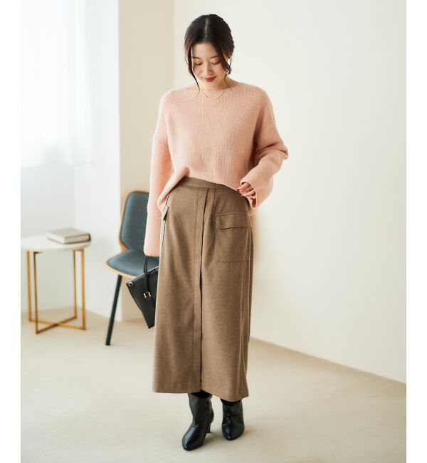 le.coeur blanc「ラメ畦ニットプルオーバー」|ニット・セーター|