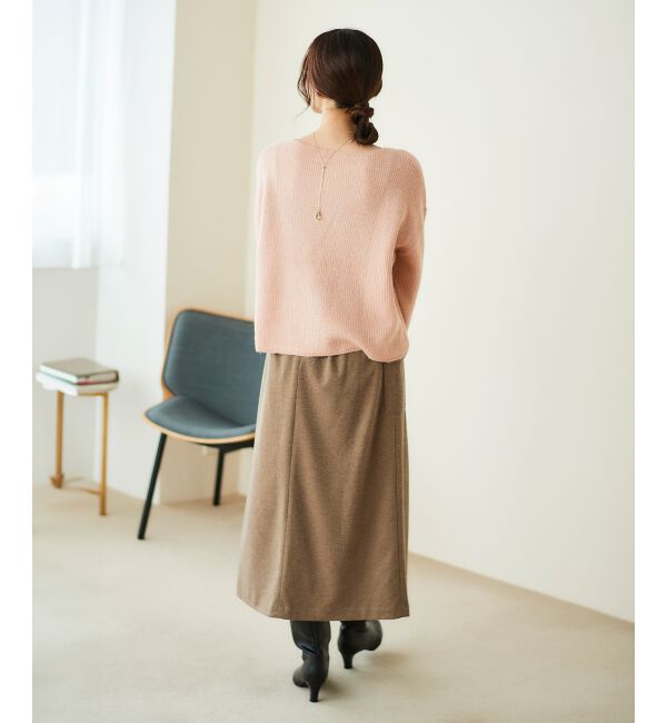 le.coeur blanc「ラメ畦ニットプルオーバー」|ニット・セーター|