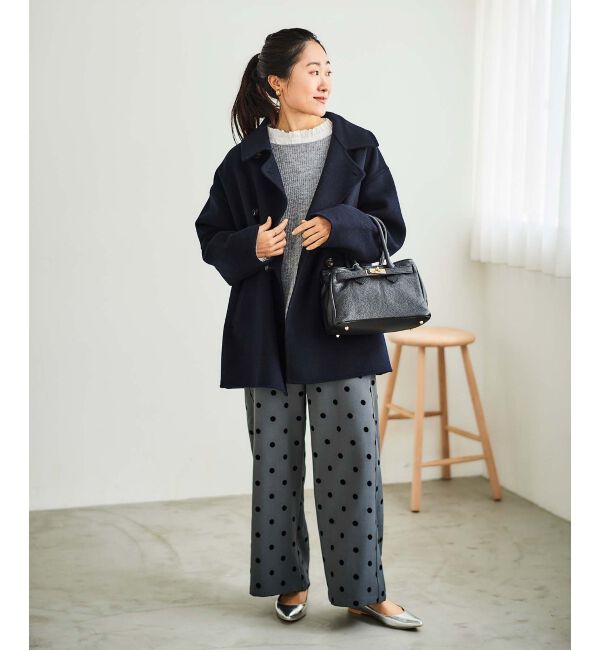 le.coeur blanc「ラメ畦ニットプルオーバー」|ニット・セーター|