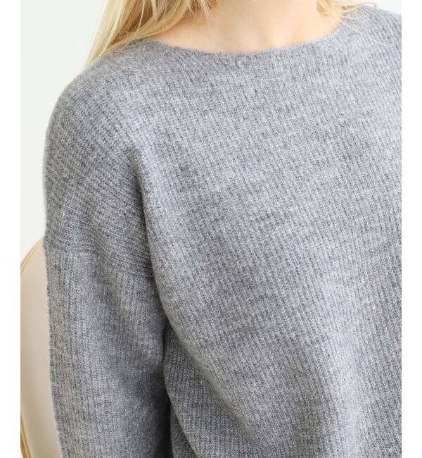 le.coeur blanc「ラメ畦ニットプルオーバー」|ニット・セーター|
