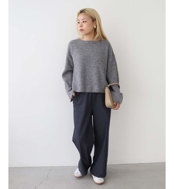 le.coeur blanc「ラメ畦ニットプルオーバー」|ニット・セーター|