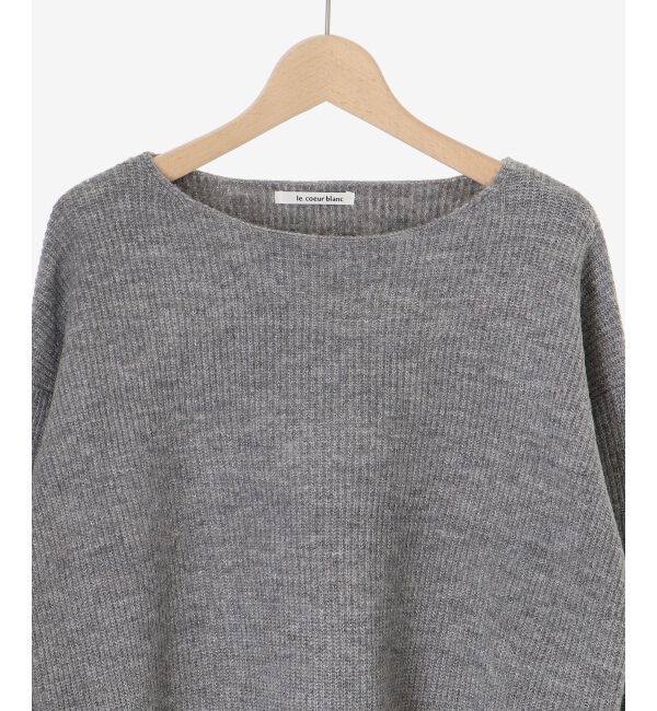 le.coeur blanc「ラメ畦ニットプルオーバー」|ニット・セーター|