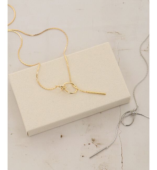 le.coeur blanc「サークルモチーフラリエットネックレス」|ネックレス|