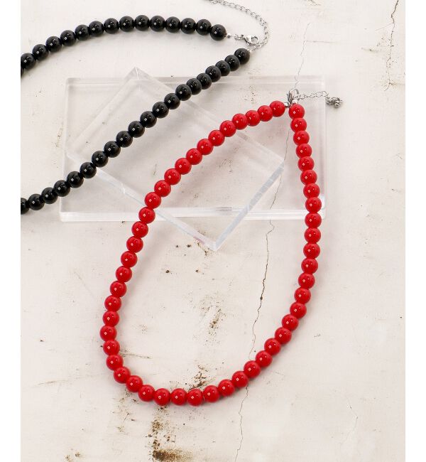  「O ビーズネックレス」|ネックレス|