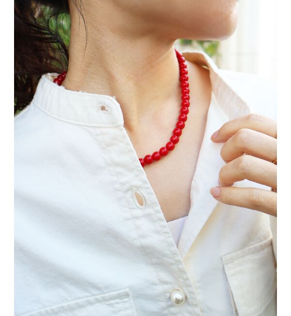  「O ビーズネックレス」|ネックレス|