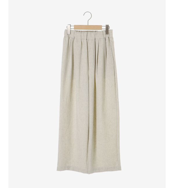  「麻混メランジツータックパンツ」|その他|