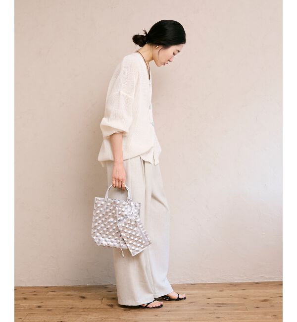  「麻混メランジツータックパンツ」|その他|