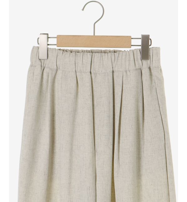  「麻混メランジツータックパンツ」|その他|