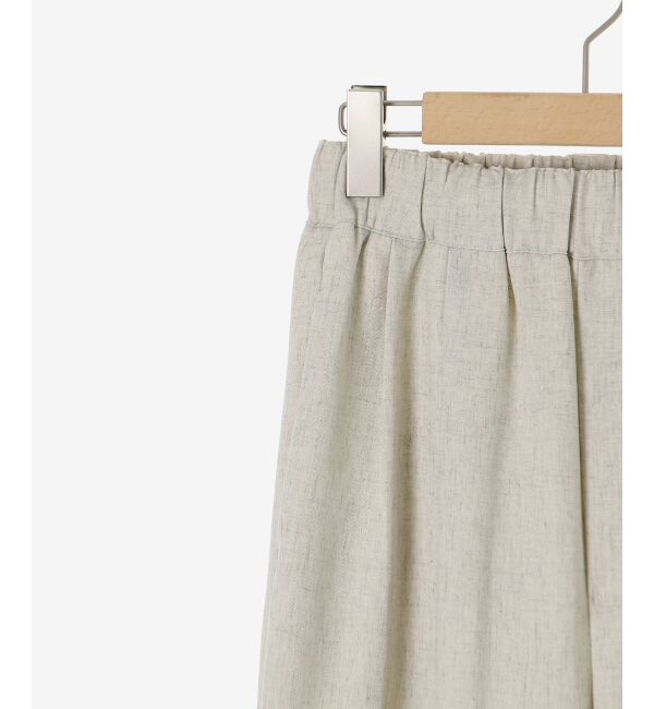  「麻混メランジツータックパンツ」|その他|