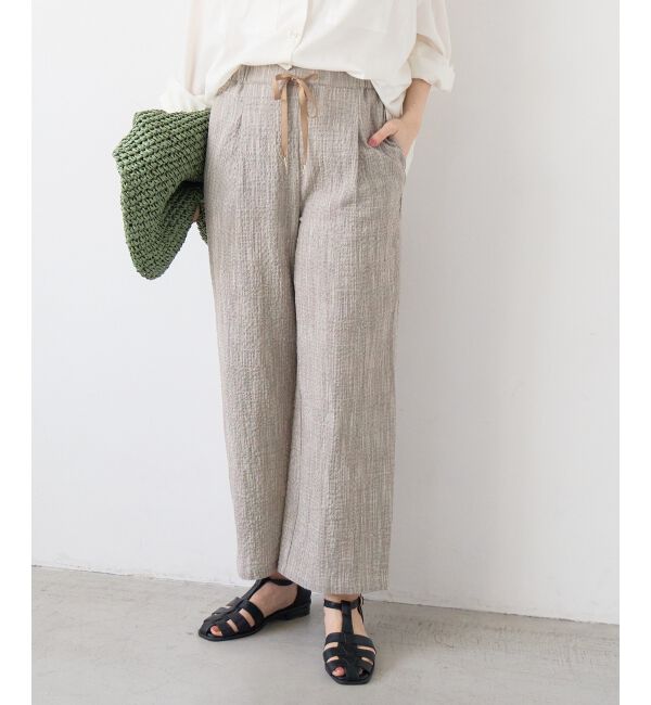  「グレンチェックスラブパンツ」|その他|