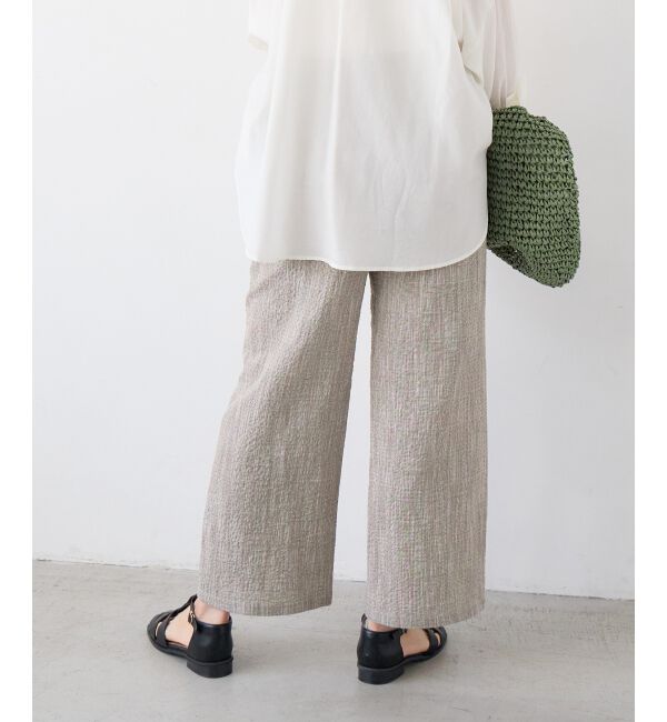  「グレンチェックスラブパンツ」|その他|