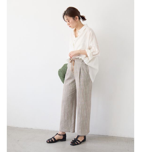  「グレンチェックスラブパンツ」|その他|