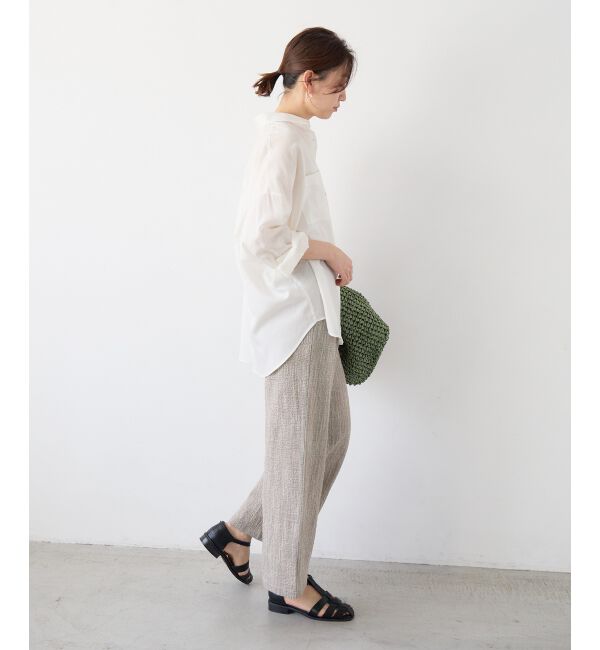  「グレンチェックスラブパンツ」|その他|