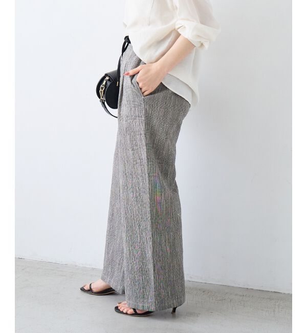  「グレンチェックスラブパンツ」|その他|