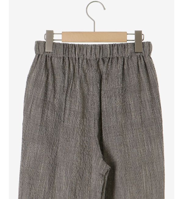  「グレンチェックスラブパンツ」|その他|