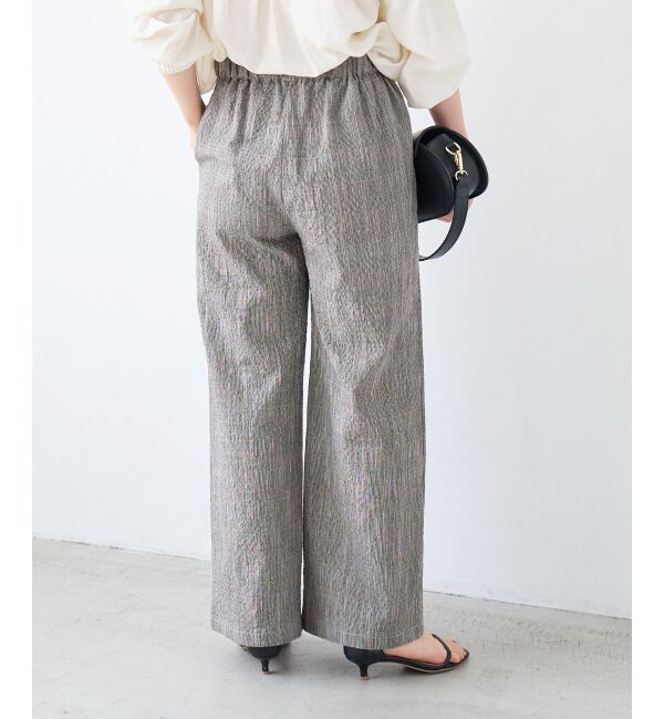  「グレンチェックスラブパンツ」|その他|