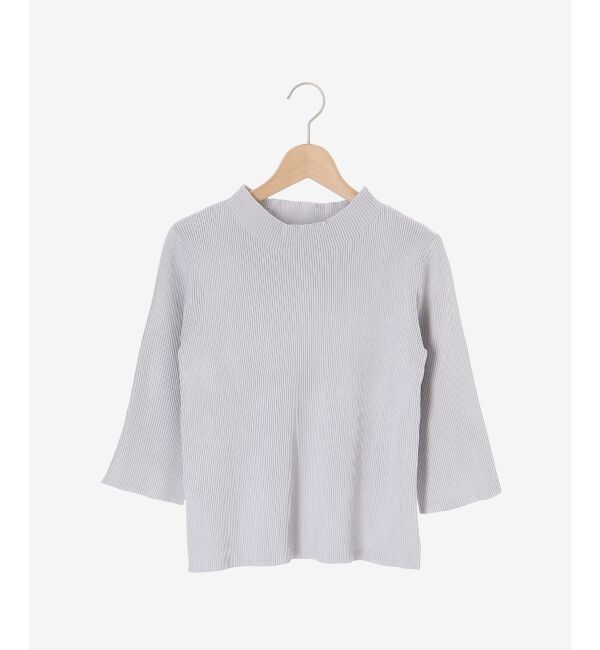 MAJESTICLEGON「レースカラーハーフスリーブニット」|ニット・セーター|