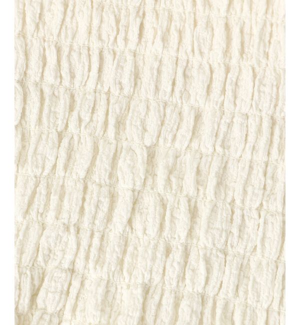 MAJESTICLEGON「カップ付肩リボンシャーリングキャミ」|キャミソール|