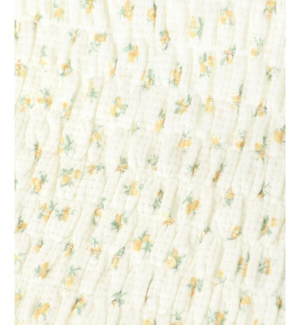 MAJESTICLEGON「カップ付肩リボンシャーリングキャミ」|キャミソール|