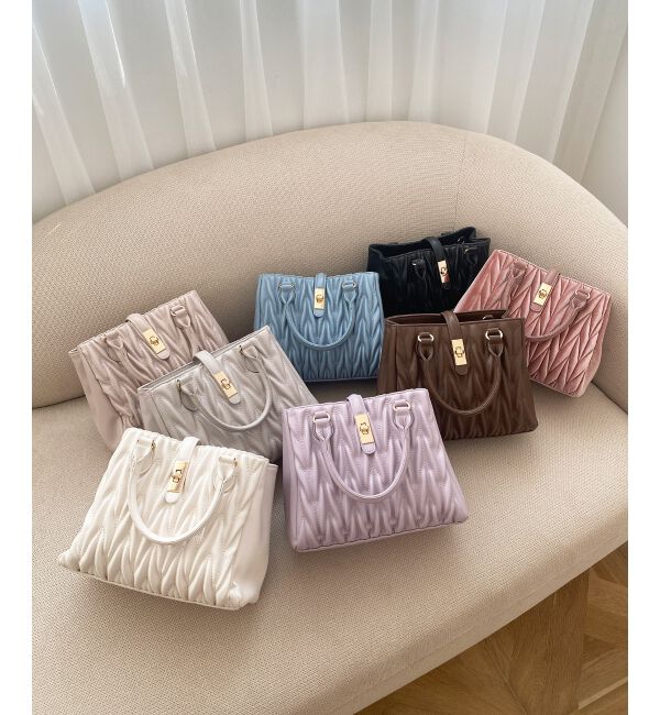  「♯クラシカルスクエアハンドバッグ」|ハンドバッグ|