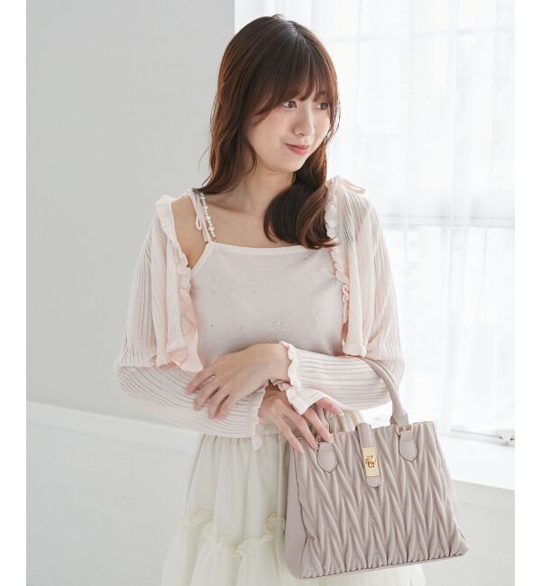  「♯クラシカルスクエアハンドバッグ」|ハンドバッグ|